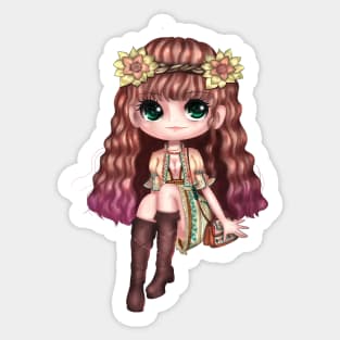 Chibi Nikki Sticker